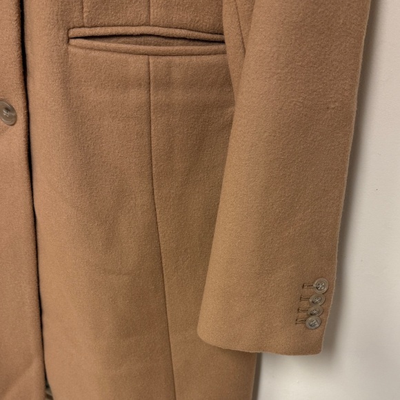 J. Crew Women's Camel Wool Blend Coat 14 Tall - Picture 4 of 5